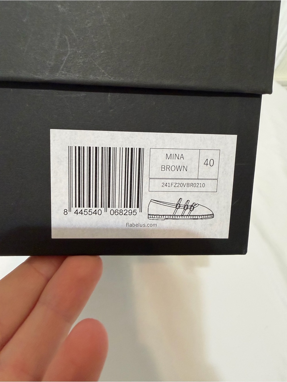 Flabelus Mina Triple Strap Velvet Mary Jane Flats Brown EU 40 NIB Handmade Spain - Picture 16 of 17